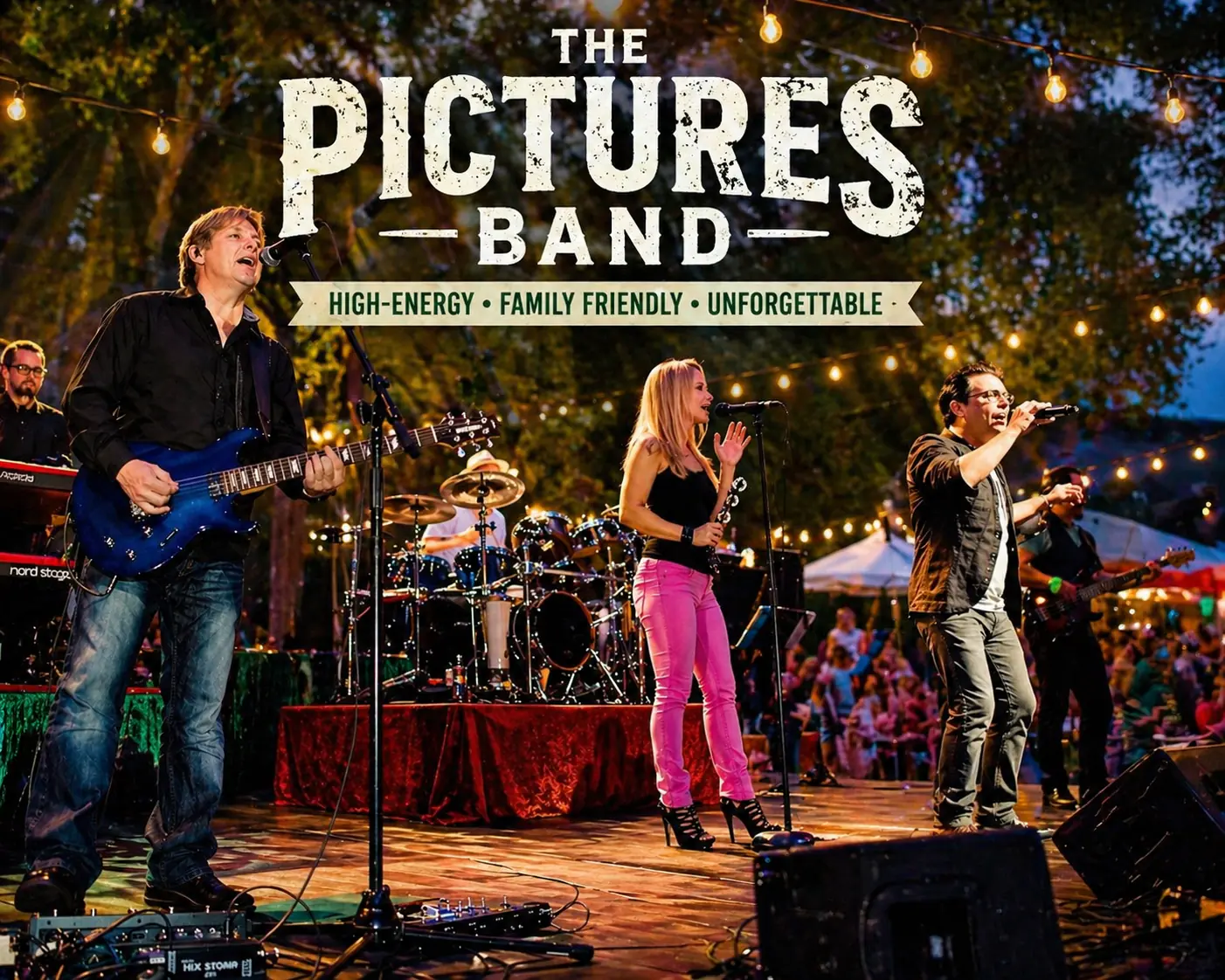 High-energy variety band performing classic hits from the 50s through Today for corporate events, galas, weddings