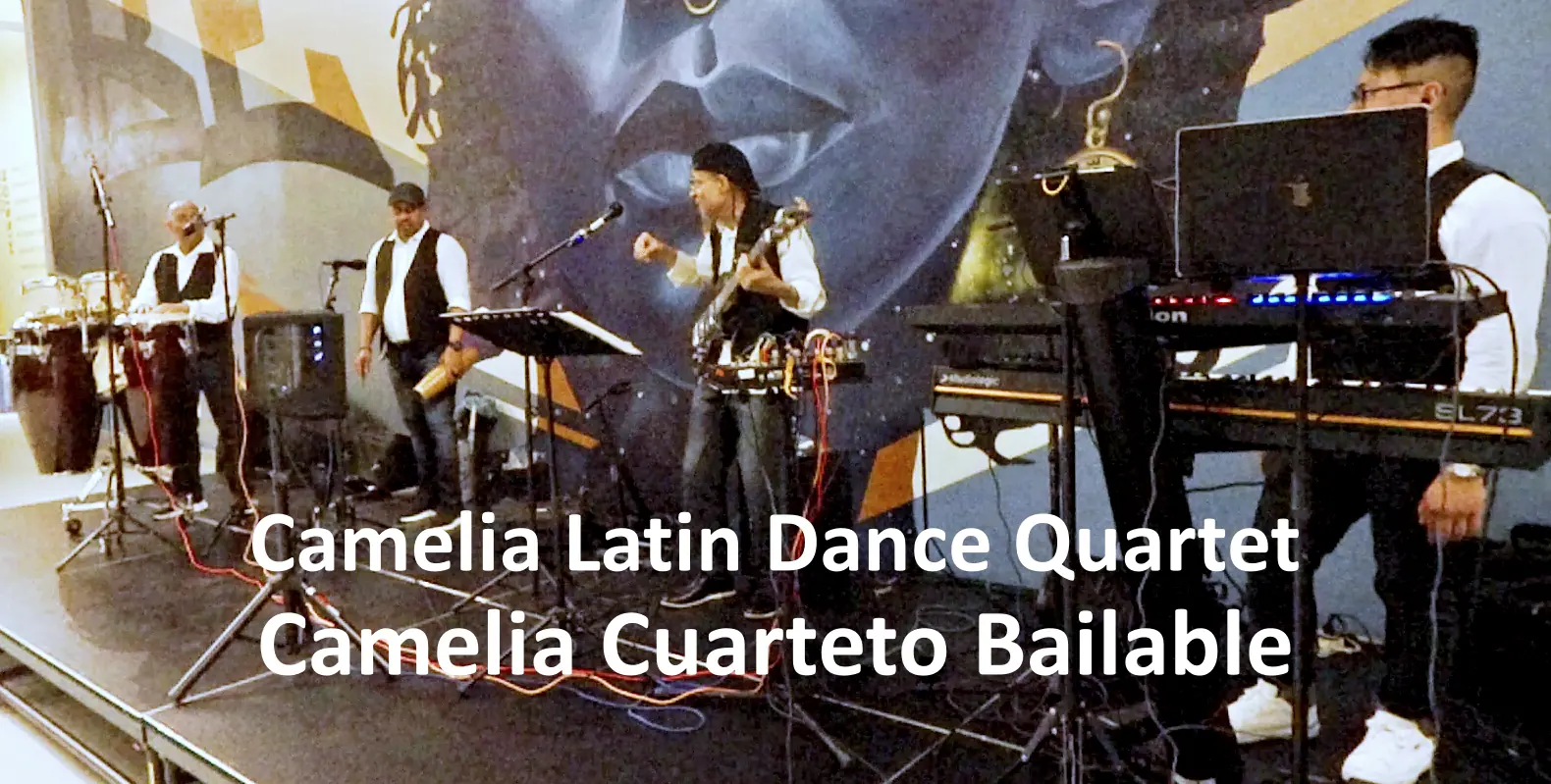 LIVE LATIN MUSIC: salsa, merengue, bachata, cumbia, or slower styles. Small affordable sizes: TRIO, QUARTET, or QUINTET.