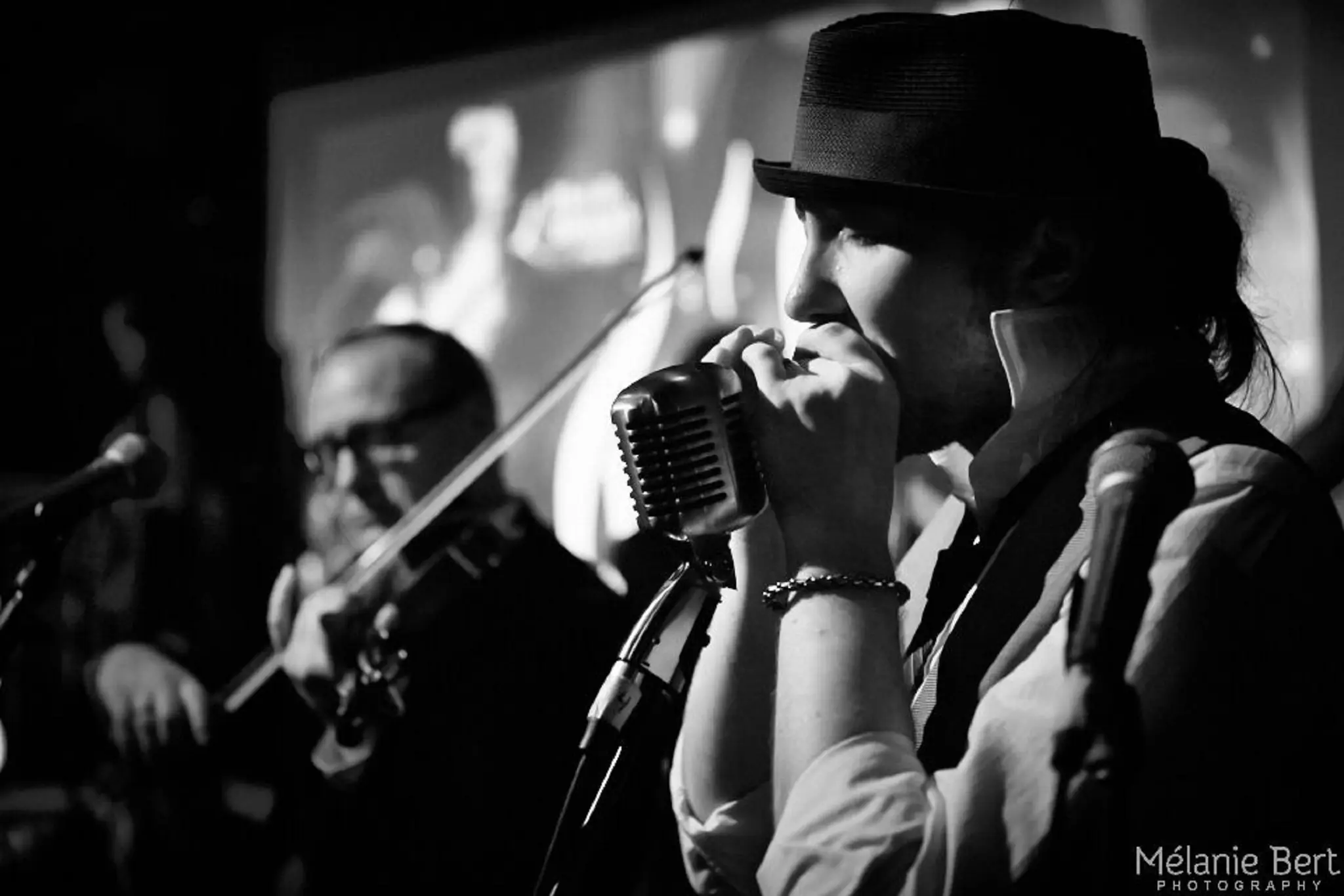 Versatile live jazz & swing band featuring violin, vocals, & harmonica. Booking custom duos up to full quintets. - Photo 7
