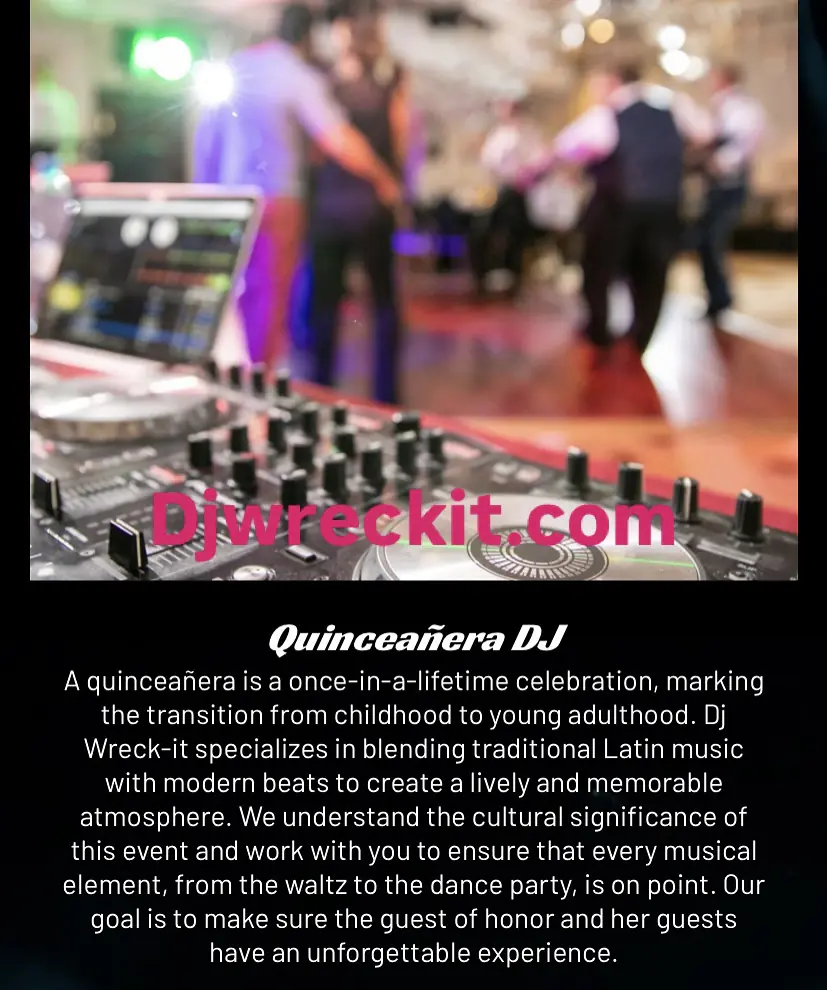 Music for all Occasions. Dj wreck -it offers professional service for your next event. 