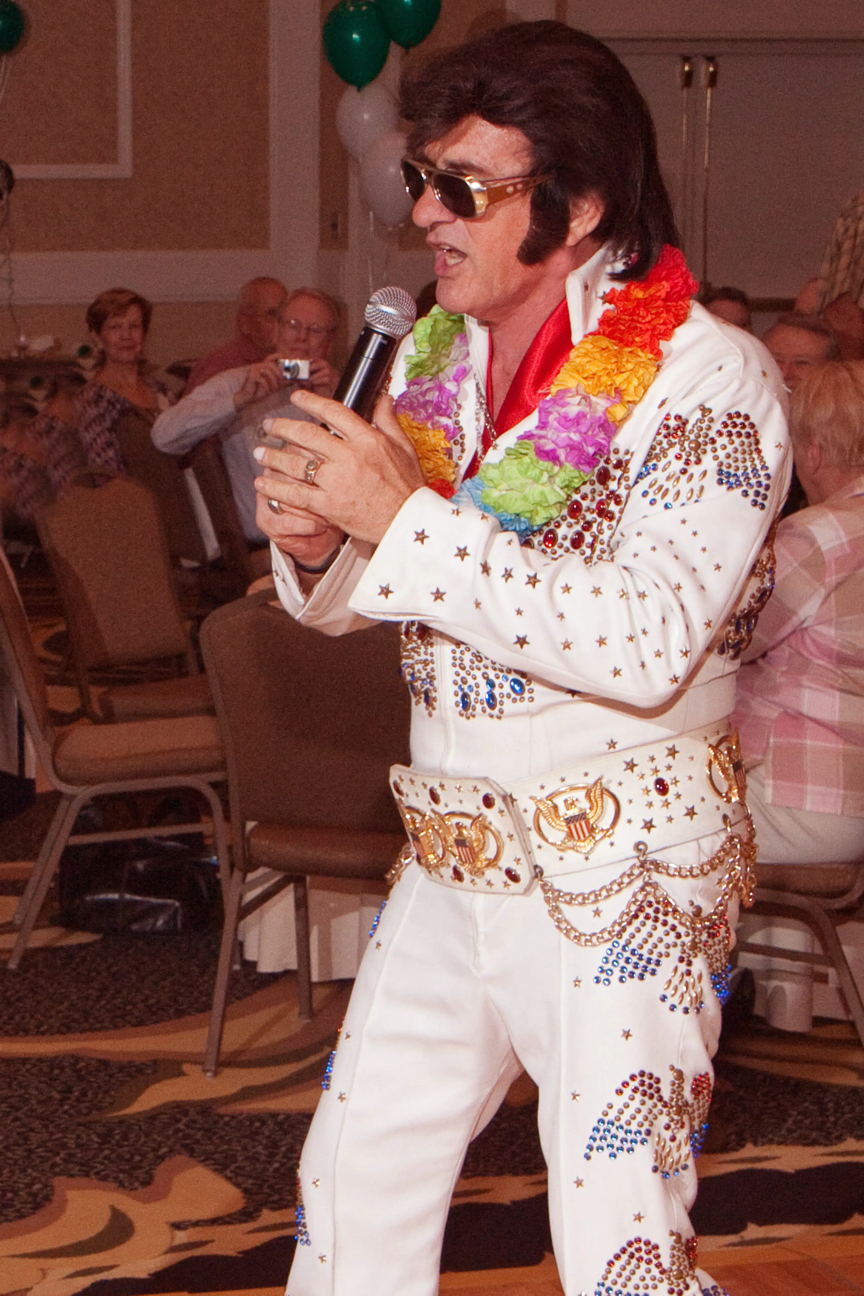 A 90 minute impersonator show of Elvis Presley with Costume, Sound System, Vocals and Guitar. Also stories of Elvis. 